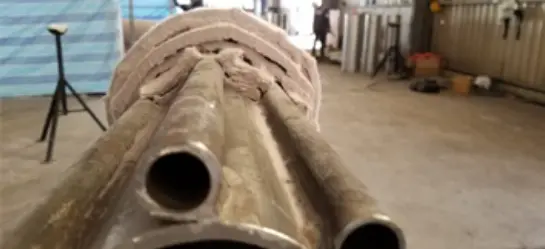 Insulation Blanket on Pipe