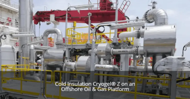 Cold insulation on Offshore oil and Gas Platform