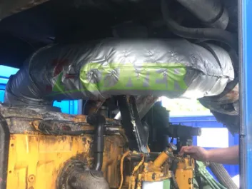 Removable Insulation Cover Exhaust Pipe